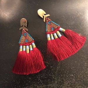 Free people tassel earrings